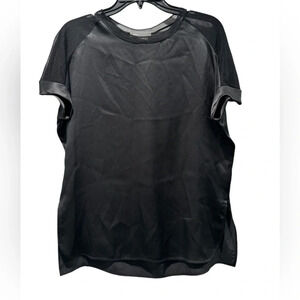 Gorgeous Black 100% SILK Vince Blouse
